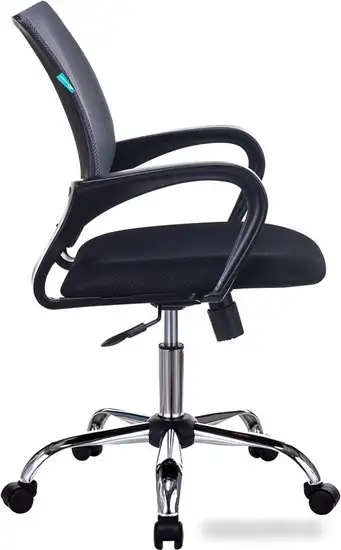 Офисное кресло Бюрократ CH-695NSL (темно-серый TW-04/черный TW-11/хром) – фото товара