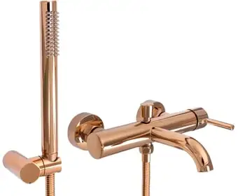 Смеситель Rea Lungo REA-B6695 (розовое золото) - изображение в каталоге