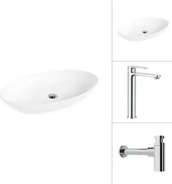 Умывальник Lauter 21571 + Moon 21СK81691C с сифоном 21635CH (хром) - изображение в каталоге