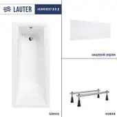 Ванна Lauter Versailles 160x75 21070060 (с ножками и лицевым экраном) - изображение в каталоге