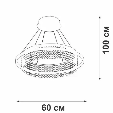 Подвесная люстра Vitaluce V5400-0/1S – фото товара
