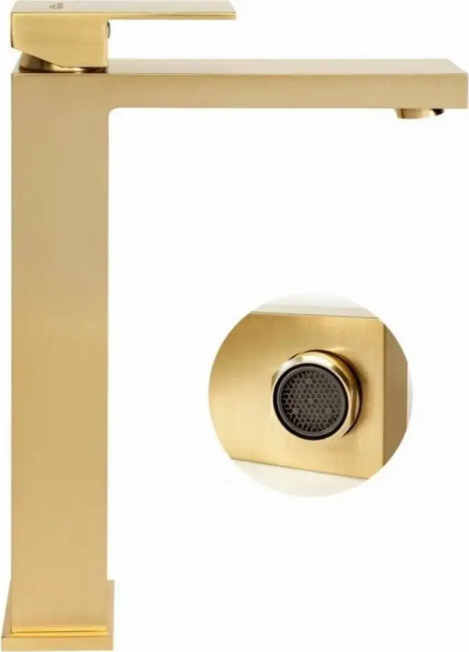 Смеситель Hansberge H2070 (золото матовый) - фото товара