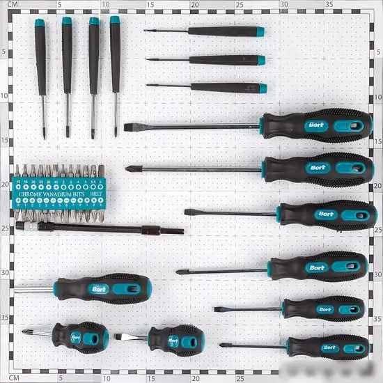 Универсальный набор инструментов Bort BTK-42 (42 предмета) – фото товара