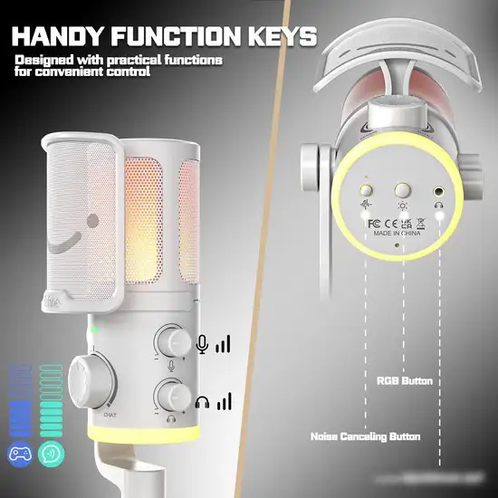 Микрофон FIFINE AM6 (белый) – фото товара