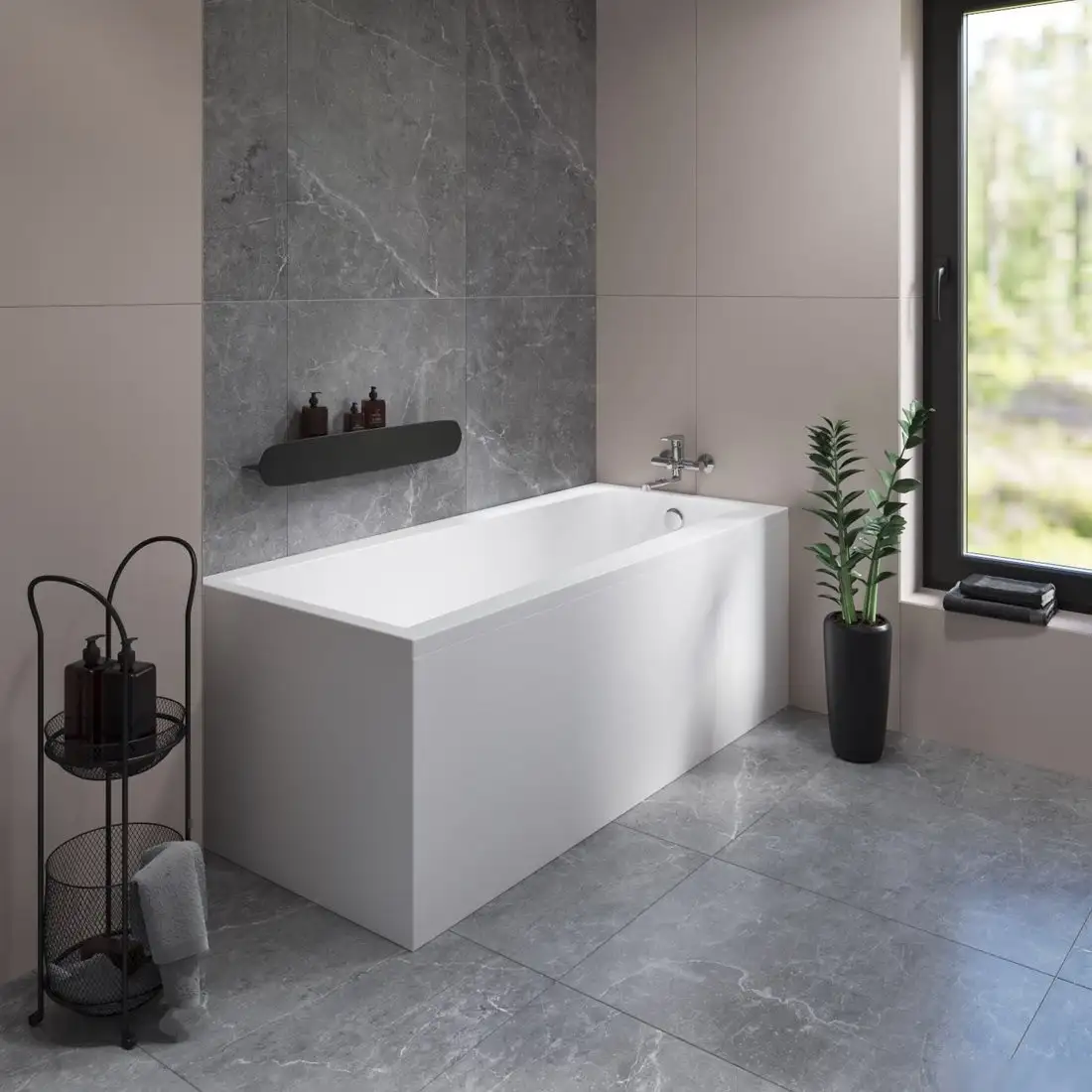 Ванна Lauter Versailles 160x75 21070060 (с каркасом) - фото товара