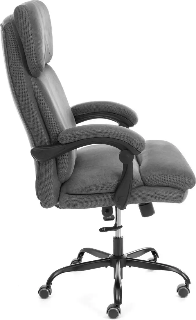 Офисное кресло TetChair Chief metalBL (ткань, серый, KUB 05/TW-12) – фото товара
