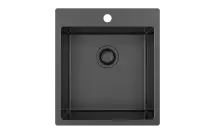 Кухонная мойка ZorG ZRN 5045 Premium PVD Gunblack