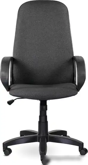 Кресло Brabix Praktik EX-279 (ткань/кожзам, серый) – фото товара