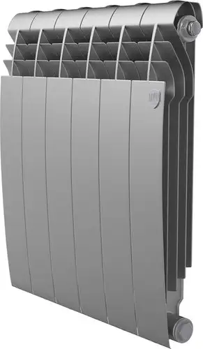 Биметаллический радиатор Royal Thermo Biliner B 500 Серебристый - 6 секций - изображение в каталоге