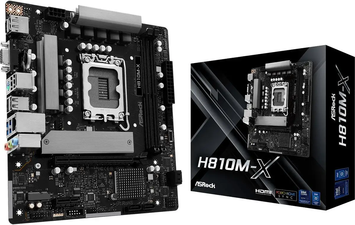 Материнская плата ASRock H810M-X – фото товара