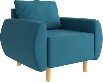 Интерьерное кресло Mio Tesoro Тулисия (Twist 12 Petrol Turquoise) – изображение в каталоге