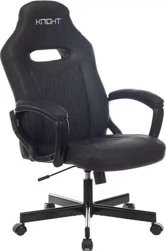 Кресло Бюрократ Zombie Viking 6 Knight PU (черный)