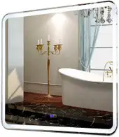 Пекам Зеркало Marta 1 80x80 marta1-80x80sp (с подсветкой, подогревом и сенсором на прикосновение) – изображение в каталоге