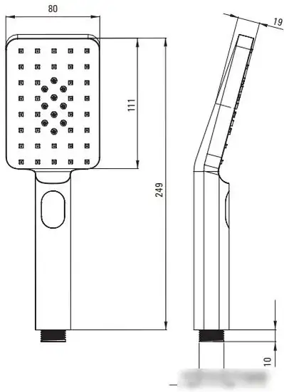 Душевая система Deante Titanium NAC_D1HT - фото товара