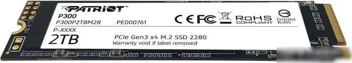 SSD Patriot P300 2TB P300P2TBM28 – фото товара