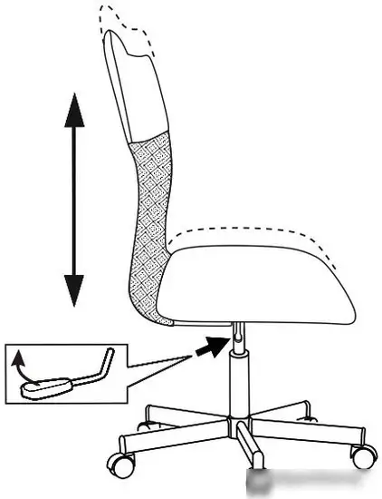 Кресло Бюрократ CH-1399 (синий) – фото товара