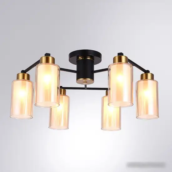 Люстра средней высоты Arte Lamp Leo A7027PL-6BK – фото товара