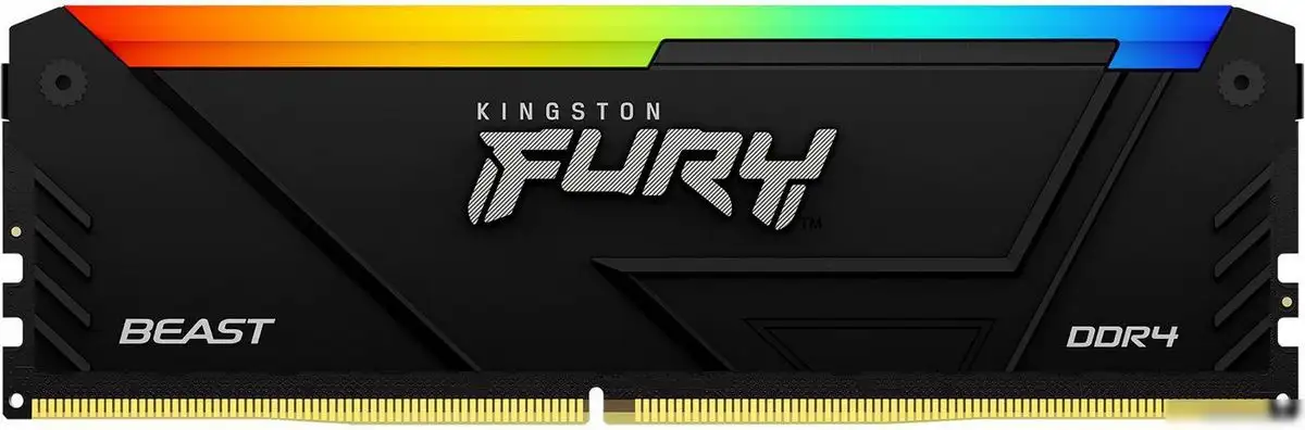 Оперативная память Kingston FURY Beast RGB 8ГБ DDR4 3600 МГц KF436C17BB2A/8 – фото товара