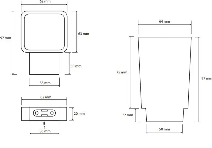Стакан для зубной щетки и пасты Bemeta Nero 135011010 – фото товара