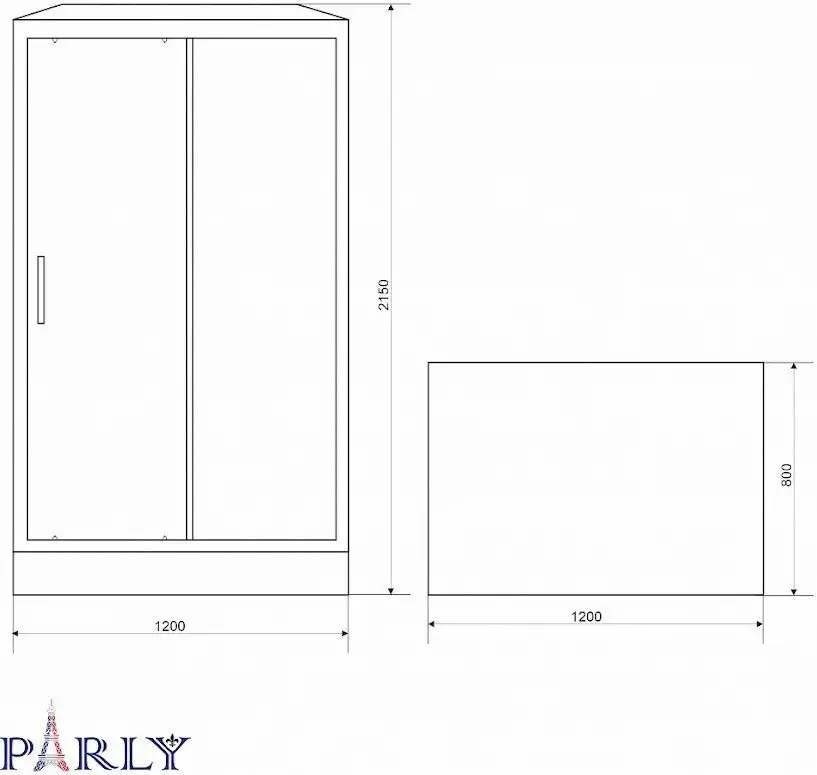 Душевая кабина Parly BETT B120 - фото товара