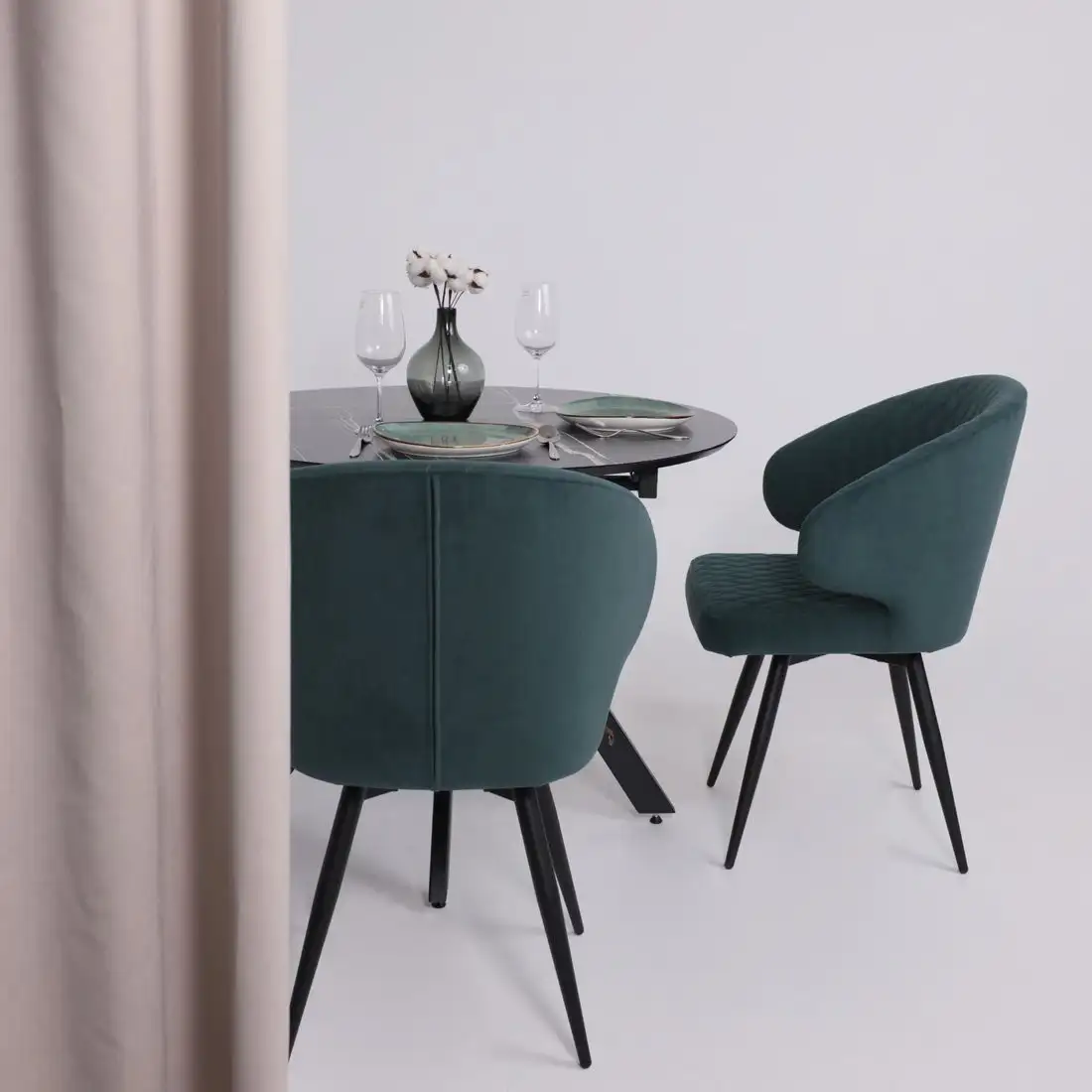 Стул Мамадома Rob-R1 360 (b10 Green Lux/черный)