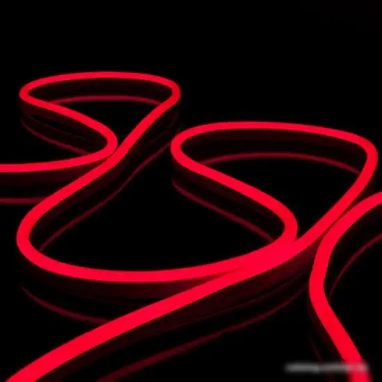 Гибкий неон Elektrostandard 220V 9.6W 120Led 2835 IP67 односторонний красный a040595 – фото товара