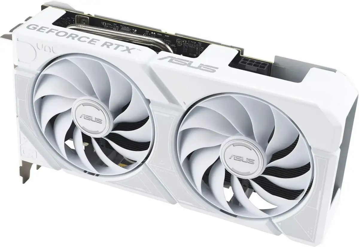 Видеокарта ASUS Dual GeForce RTX 5060 Ti 8GB GDDR7 White OC Edition DUAL-RTX5060TI-O8G-WHITE – фото товара