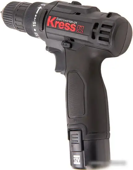 Дрель-шуруповерт Kress KU201.2 (с 2-мя АКБ, сумка) – фото товара