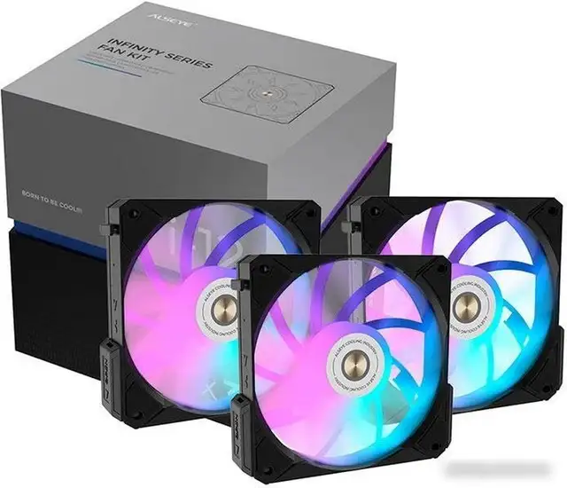 Набор вентиляторов ALSEYE i12B-K3 – фото товара