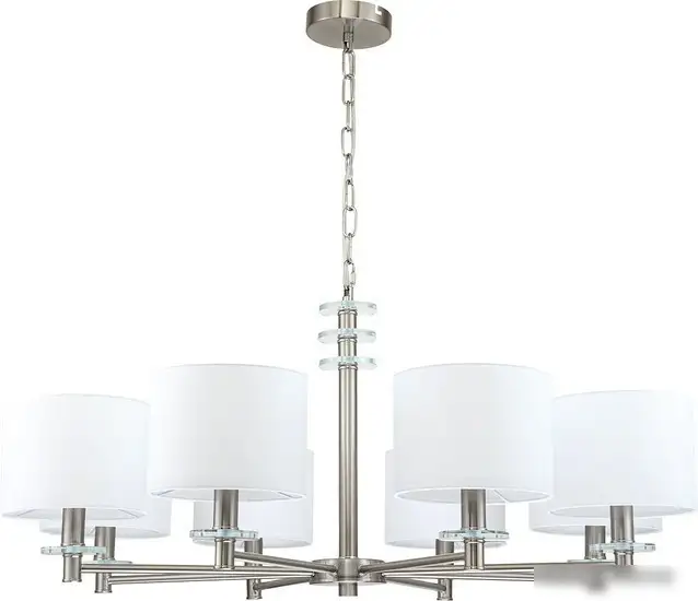 Подвесная люстра Escada Novella 641/8PL E14*60W Satin nickel – фото товара
