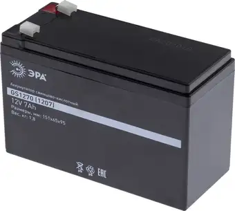 Аккумулятор для ИБП ЭРА GS1270/1207 – изображение в каталоге