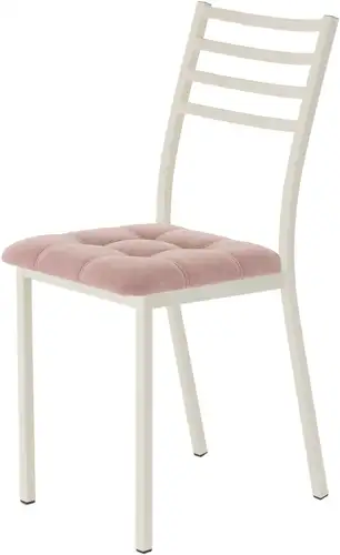 Стул AMC Comfort 4.3.7 (ткань, розовый/слоновая кость) – изображение в каталоге