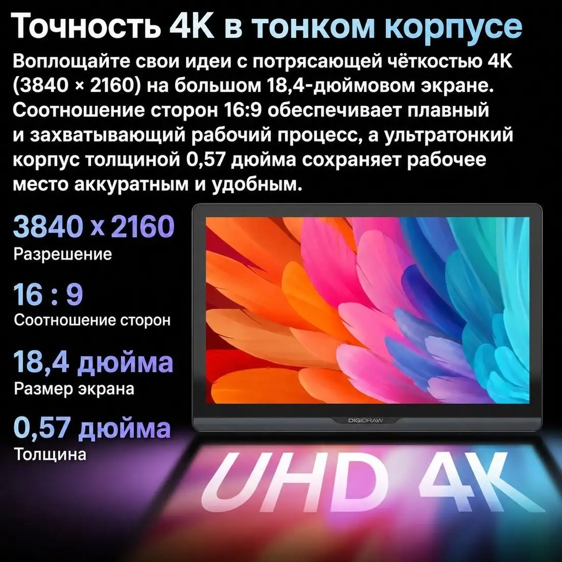 Digidraw Turing Pro 19 D1901T – фото товара