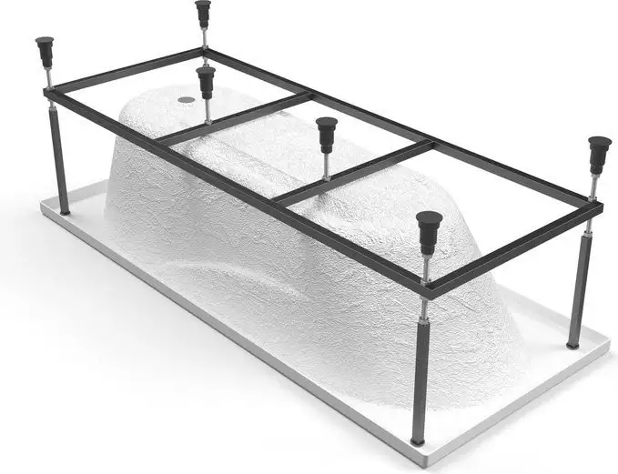 Ванна Cersanit Mito Red 170x70 с ножками со смесителем Brasko Black однорыч. (с сифоном Prime) - фото товара