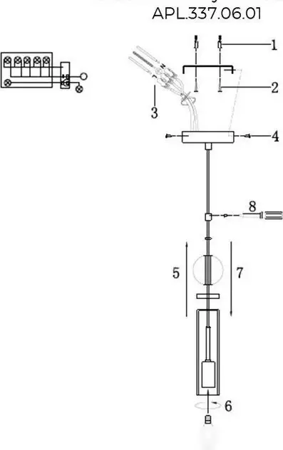 Подвесная люстра Aployt APL.337.06.01 – фото товара