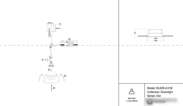 Точечный светильник Maytoni Dot DL029-2-01B – фото товара