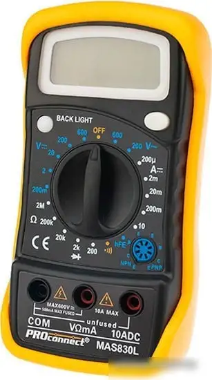 Мультиметр PROconnect MAS830L – фото товара