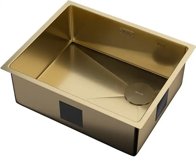 Кухонная мойка ZorG Zerox 54 U / IF Side SF PVD Gold - фото товара