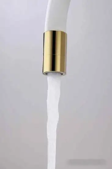 Смеситель Paulmark Salix Sa213419-Gw (золото/белый) - фото товара