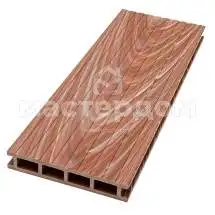 Террасная доска ДПК LECOLE Мультиколор 145х25x5000, Светло-коричневый