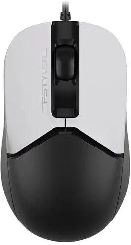Мышь A4Tech Fstyler FM12S (черный/белый)