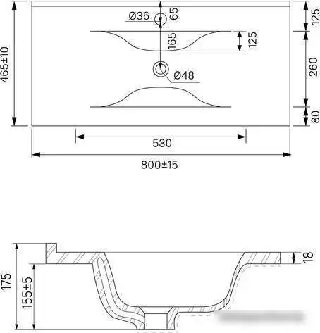 IDDIS Тумба под умывальник Cloud 80 CLO80WFi95 – фото товара
