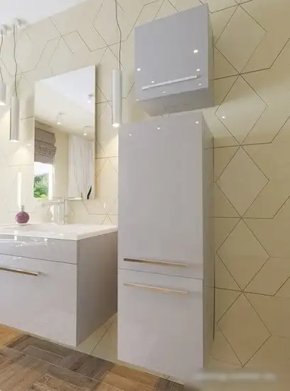 Эстет Шкаф-полупенал Elin R 35x36.6x97 ФР-00003354 – фото товара