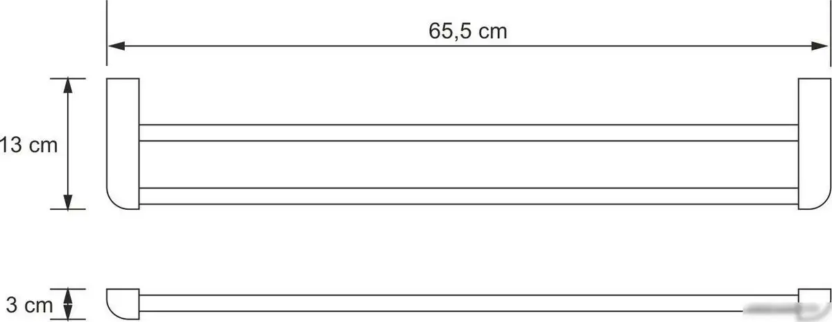 Держатель для полотенца Wasserkraft Kammel K-8340White – фото товара