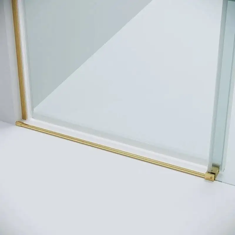 Душевая дверь Grossman Classic 100.K33.04.160.32.00 160х195 (золото сатин/стекло прозрачное) - фото товара