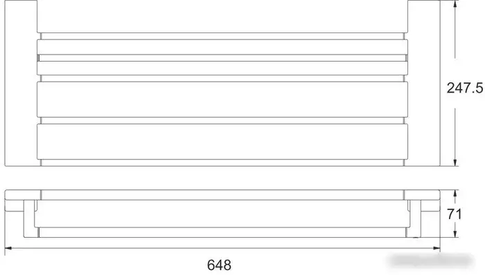 Полка для полотенца Rose RG1808T – фото товара