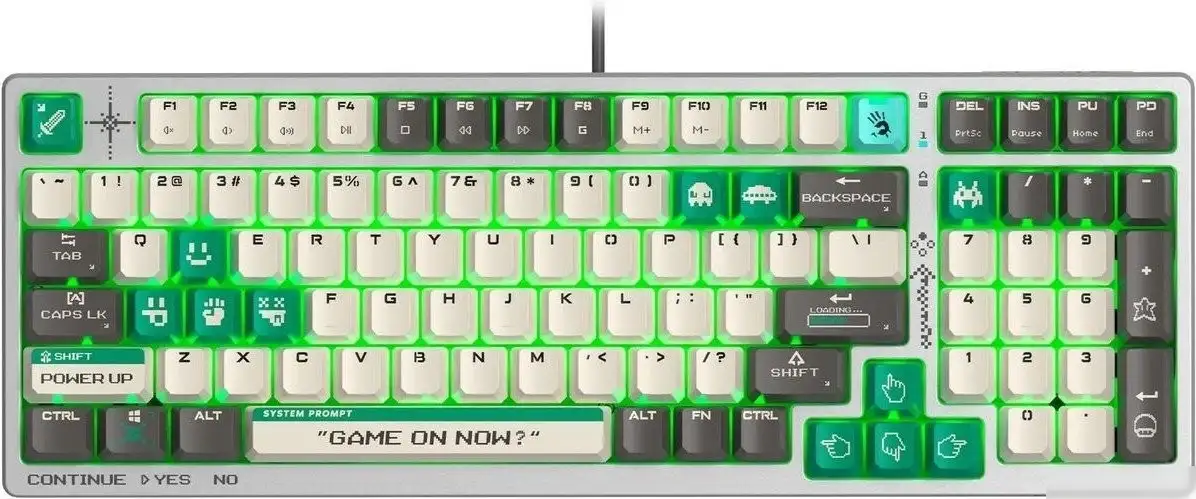 Клавиатура A4Tech Bloody S98 Pixels Green (Bloody BLMS Red Plus, нет кириллицы) – фото товара