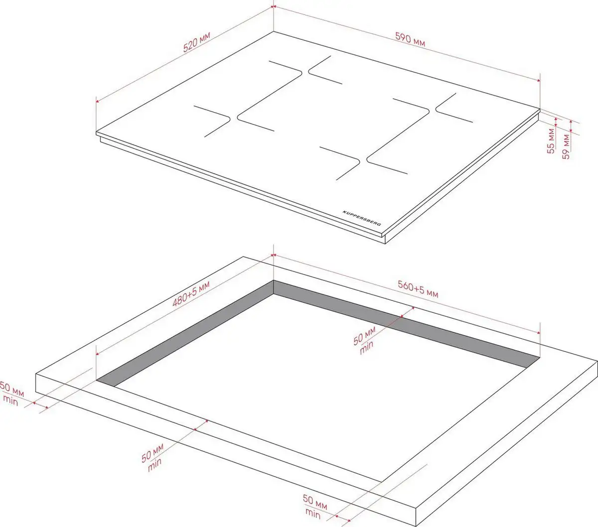 Варочная панель KUPPERSBERG ICI 626 - фото товара