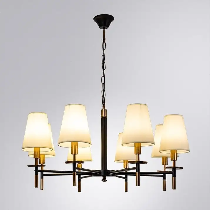 Подвесная люстра Arte Lamp Riccardo A4075LM-8BK – фото товара