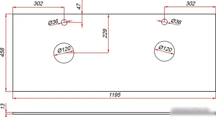 ЗОВ Тумба под умывальник Дион 120 D120LHO0M9003MKV5-KP13W (белый матовый/дуб) – фото товара